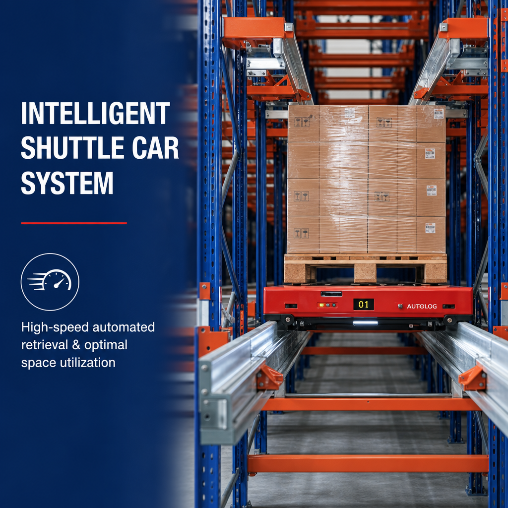 CE Certified Heavy Duty Radio Shuttle Racking System Industrial Steel Storage System for High Density Warehouse Warehousing