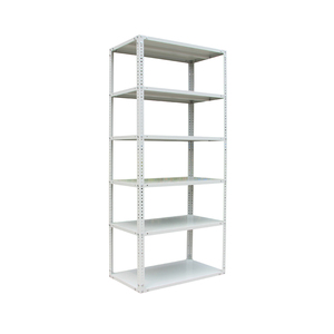 Light Duty Slotted Angle Steel Warehouse Storage Rack Rivet Shelf