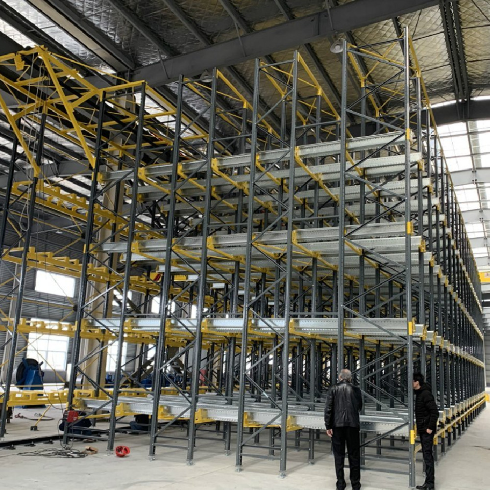 Radio Shuttle Remote Car/Pallet Shuttle Racking Cold Rolled Steel Heavy Duty Corrosion Protection For Warehouse Rack