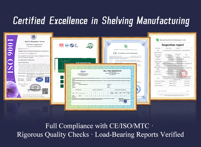 Certifications CE ISO MTC