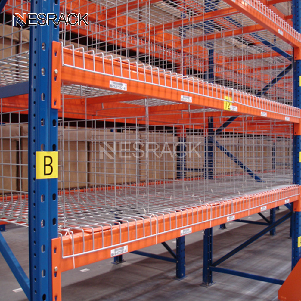 Customized Warehouse Pallet Racking Steel Galvanized Wire Mesh Decking Storage Rack Dividers with Good Price for