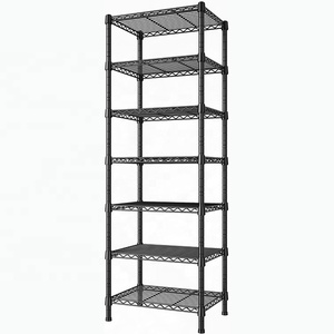 Wire Shelving Rack Rolling Steel Storage Shelf Heavy Duty Wheeled