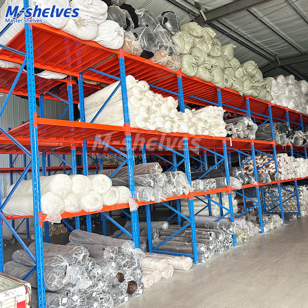 Heavy Duty Warehouse Shelving System Long Span Metal Shelf Stackable Storage Rack for Large Goods Warehouse