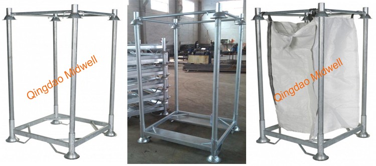 Warehouse Metal Steel Stacking Post Pallet Converter Rack