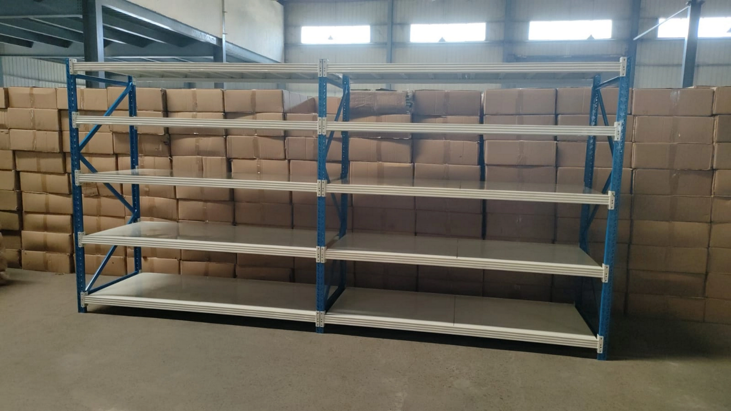 OEM Heavy-Duty Single Size Steel Metal Storage Shelf Adjustable Cantilever Rack for Warehouse Factory Durable Pallet-Packed