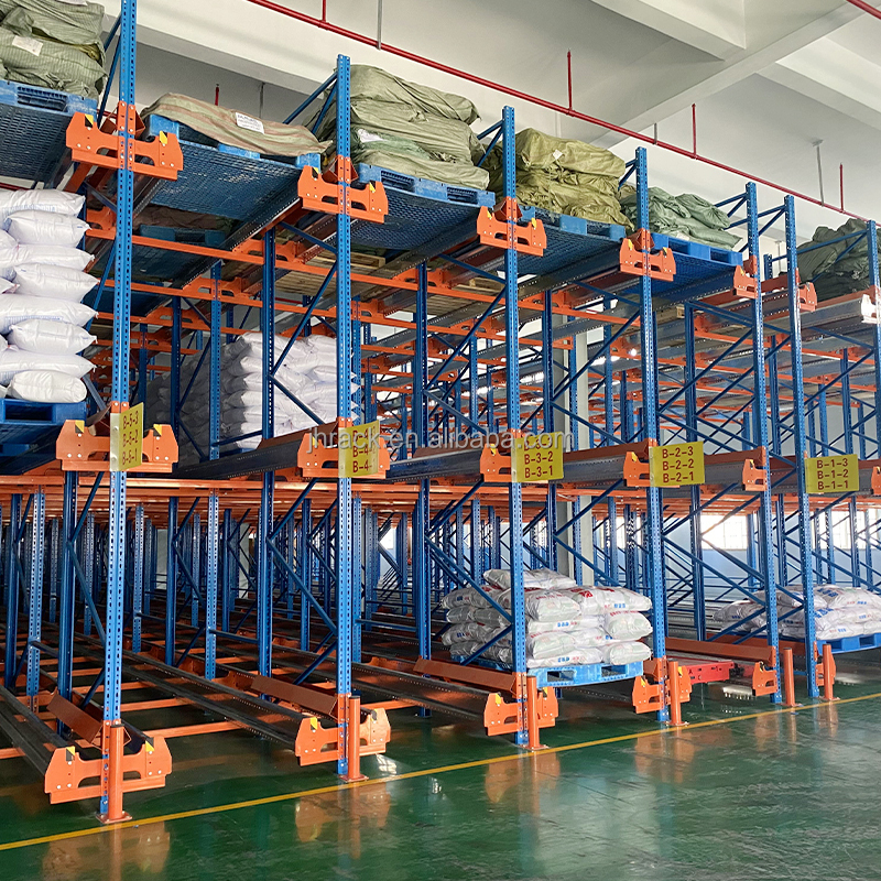 Radio Shuttle Rack High Density Automated Warehouse Storage Racking System LIFO FIFO Shuttle Racks CE Heavy Duty Customized