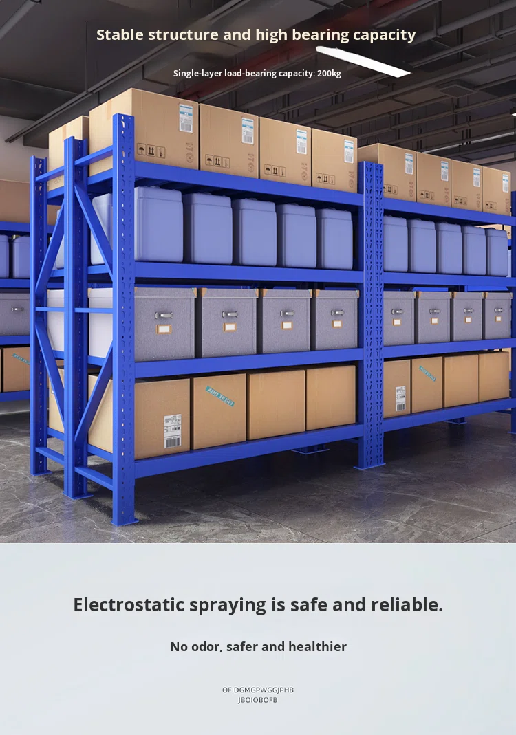 Modular warehouse storage racking display