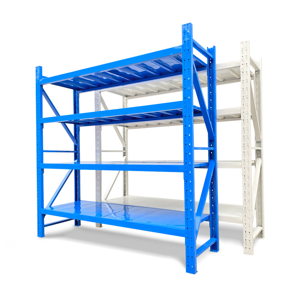 High Quality Medium Duty Steel Storage Racks Heavy Duty Cantilevered Garage Shelving Powder Coating for Warehouse Adjusted