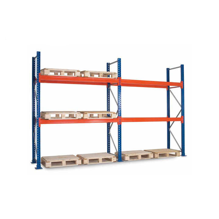 Haili Direct Factory Iron Pallet Storage Rack Double Deep 5-Layer Shelf High-Density Drive-In Metal Free Layout Design for