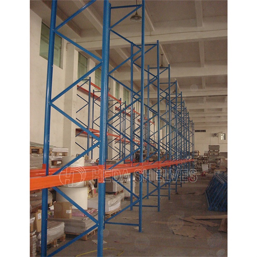 Industrial Adjustable Beam Shelving Warehouse Cargo Goods Storage Rack Heavy Duty Metal Steel Structure Selective Pallet Racking