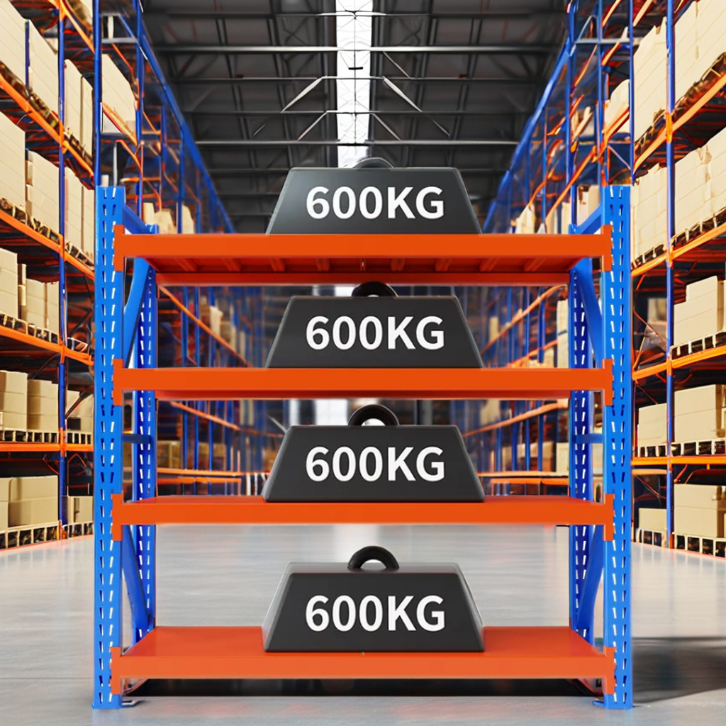 High Quality 500kg Steel Storage Racks 5-Layer Adjustable Pallet Racking Heavy Duty Warehouse Shelf System Factory Hot Sale