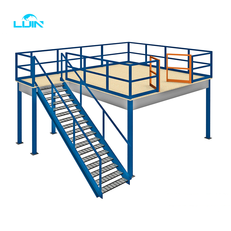 Platform Rack Multi-functional Mezzanine Platform Heavy Duty Industrial Storage System