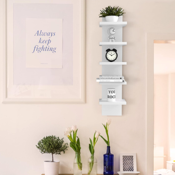 Wooden Wall Rack In Use