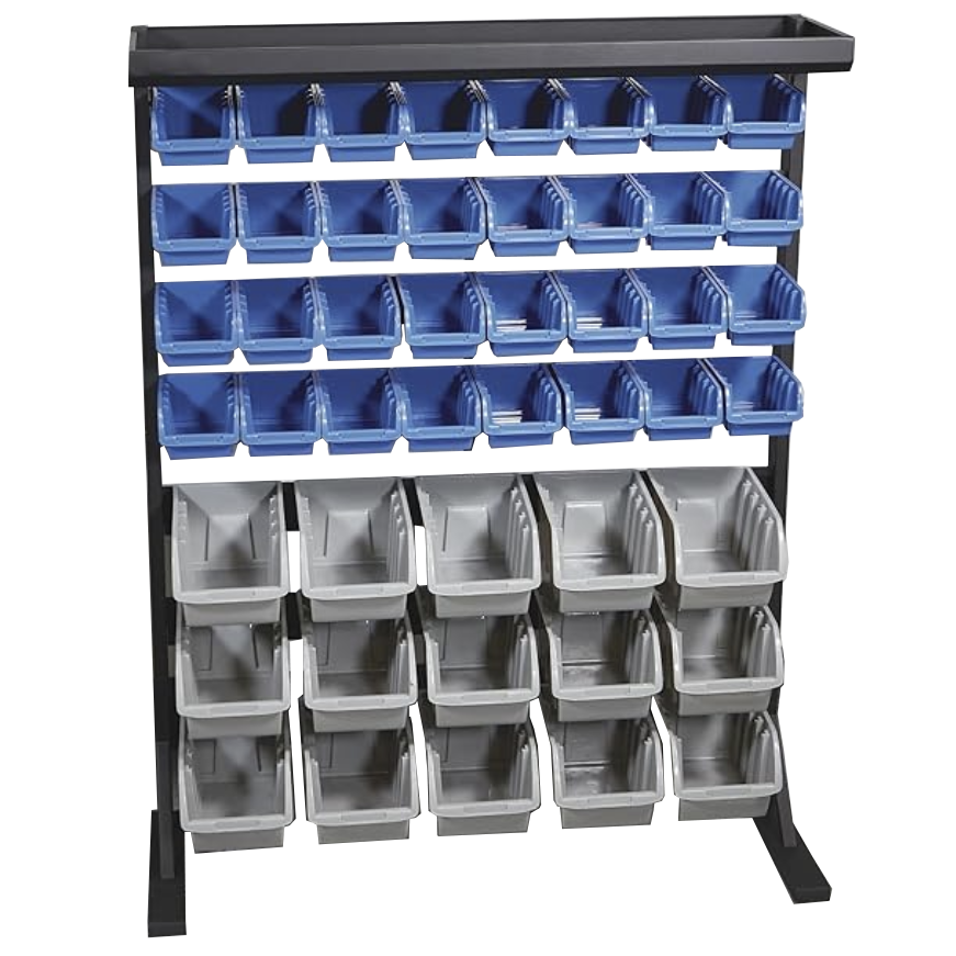 Storage Bin Rack View 1