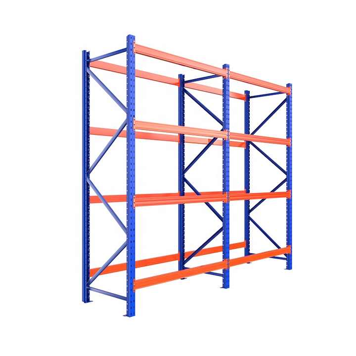 High Quality Heavy-Duty Metal Stacking Shelf Rack 1000KG-2000KG Adjustable Capacity Iron Construction for Warehouse Storage