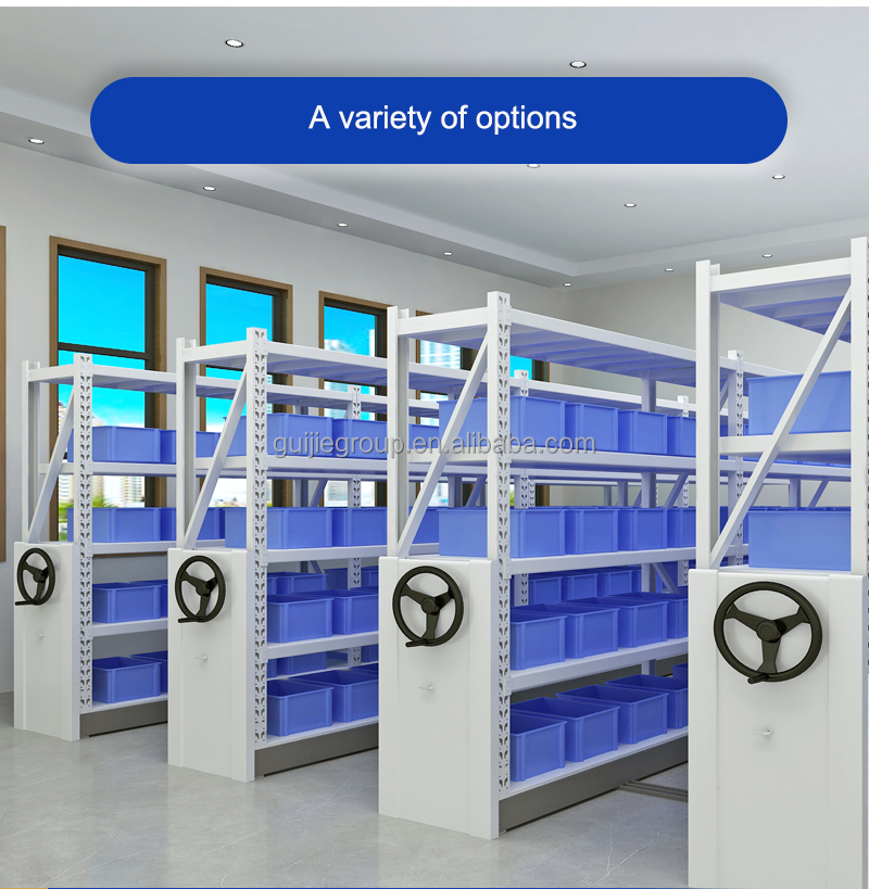 Guijie High Load Capacity 4-Layer Drive-Through Steel Warehouse Rack Powder Coated Finish Adjustable Corrosion Protected Shelves