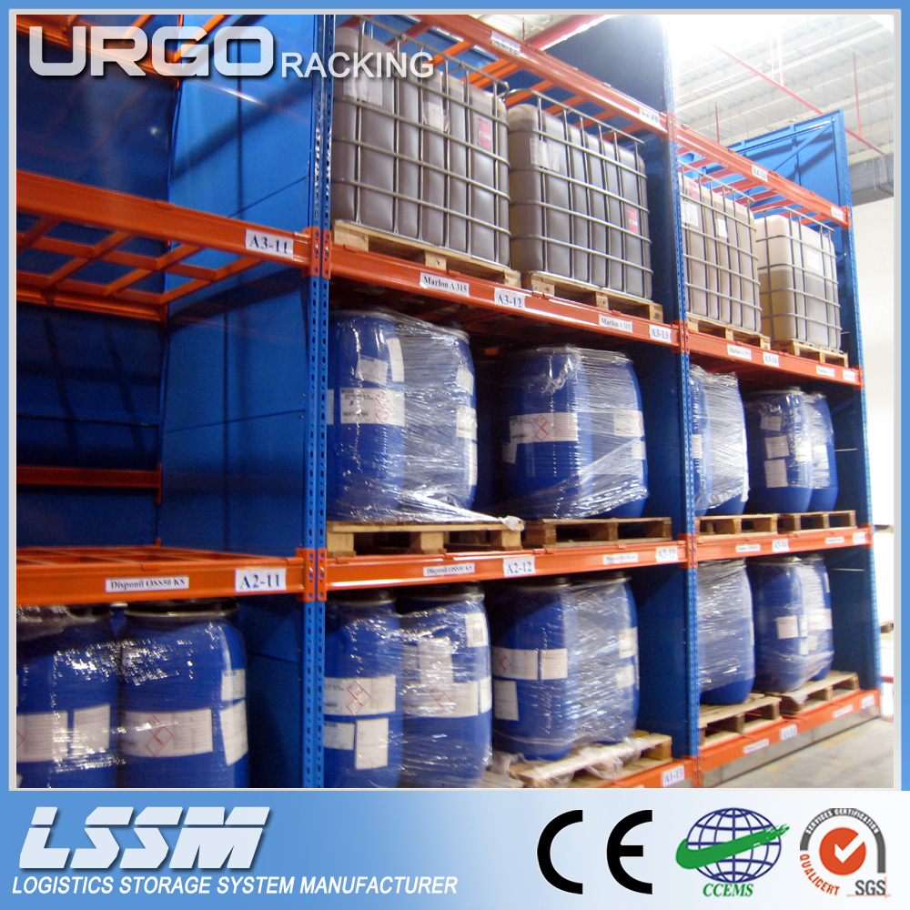 Galvanized Wire Mesh Decking on Pallet Rack