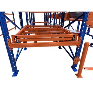 Industrial Push Back Rack Warehouse Storage System