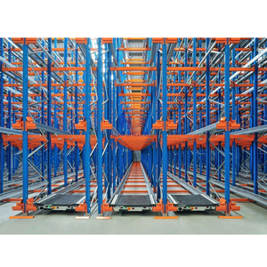 Warehouse High-Density Shuttle Rack System Asrs 4-Way Shuttle Racking Four Way for Cold Storage Shuttle Rack FIFO & LIFO