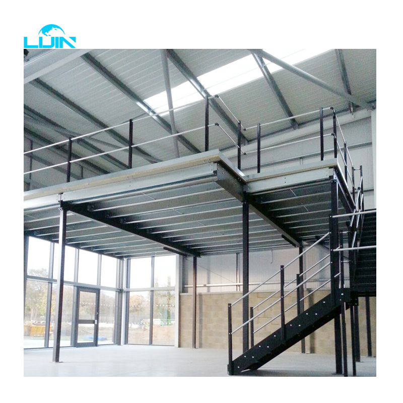 Metal Mezzanine Floor System Heavy Duty Industrial Storage Platform Factory Direct