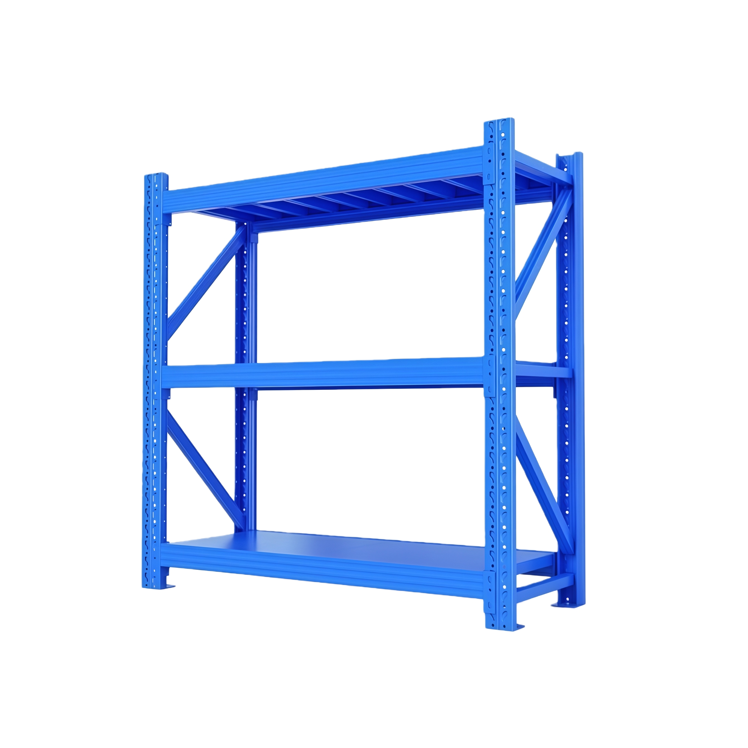 Steel Durable Anti-Rust Corrosion Protection Adjustable Through-type Shelves Storage Racks Pallet Shelving School Mall