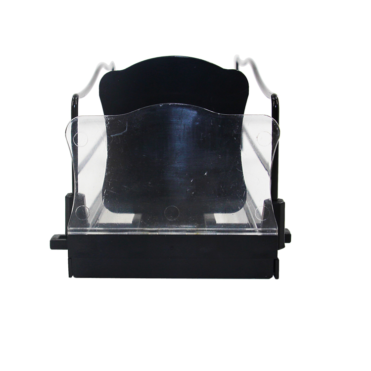 Hang Pusher Supermarket Auto Feed Heavy Duty Foldable Plastic Shelf Pusher System Supermarket Rack 8 Shelves Freestanding