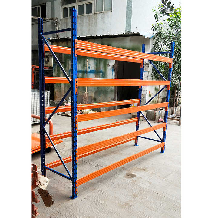 Haili Direct Factory Iron Pallet Storage Rack Double Deep 5-Layer Shelf High-Density Drive-In Metal Free Layout Design for
