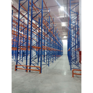 Blue-orange High Bay Heavy Duty Racking Adjustable Easy to Assemble Warehouse Storage Solutions Double the Storage Capacity