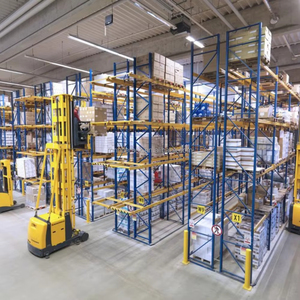 Custom Euro Very Narrow Aisle Racking System VNA Galvanized Racking