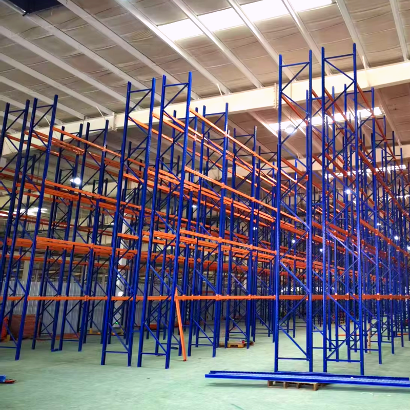 2-5 Tier Wide Aisle Heavy Load Pallet Racking for Automated Warehouse Online Order Fulfillment Hub