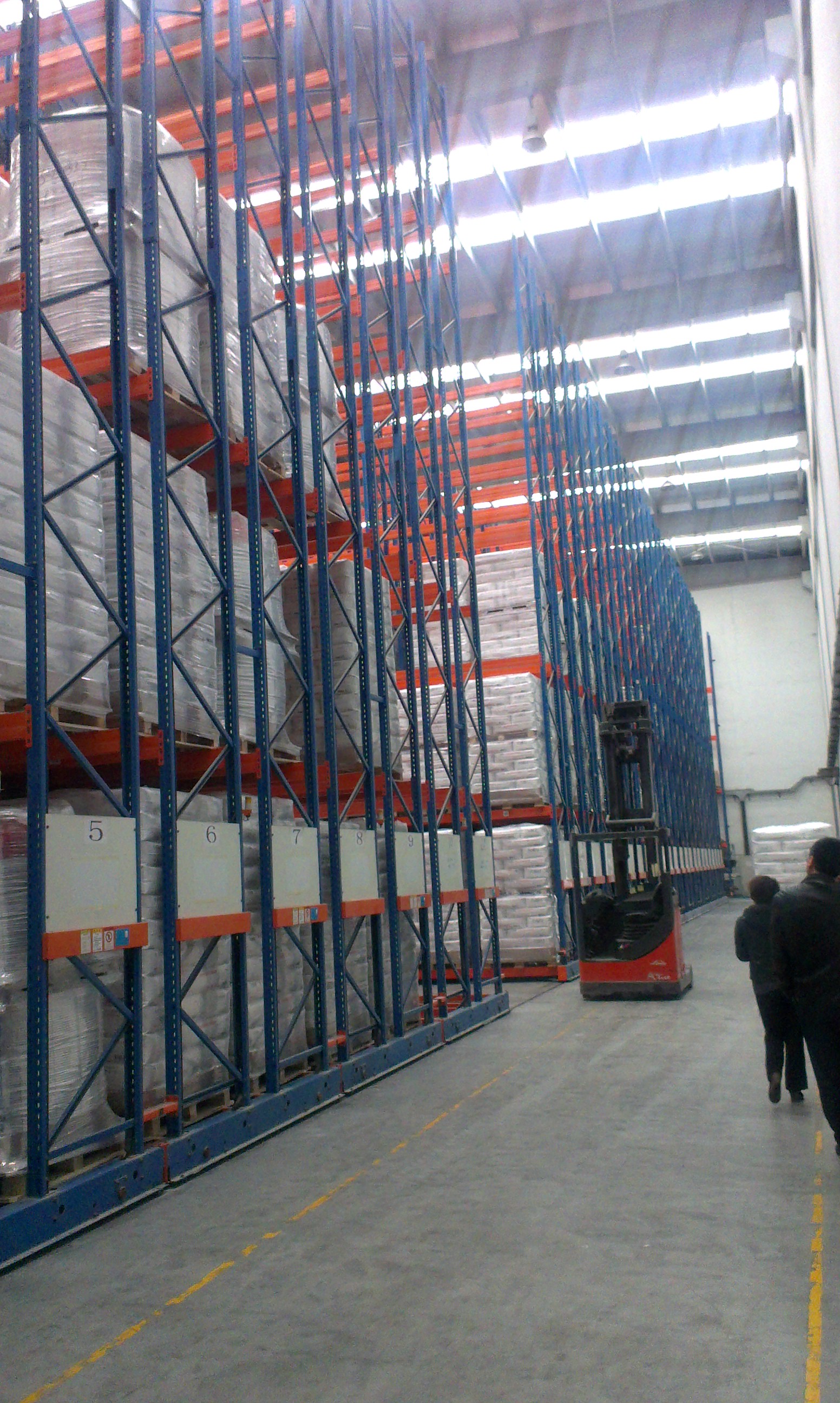 Heavy Duty Automated Electric Movable Pallet Rack Shelf Pallet Racking System
