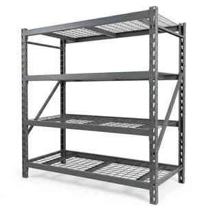 4 Level 800kg Per Layer Wire Deck Storage Rack Heavy Duty Reinforced Adjustable Warehouse Shelving